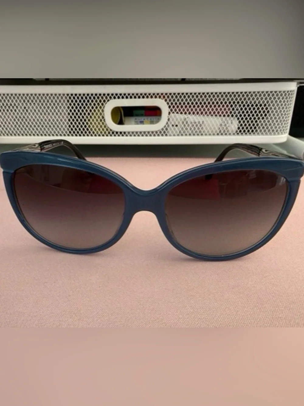 Tiffany woman’s Sunglasses TF 4097 cat eye Blue frame